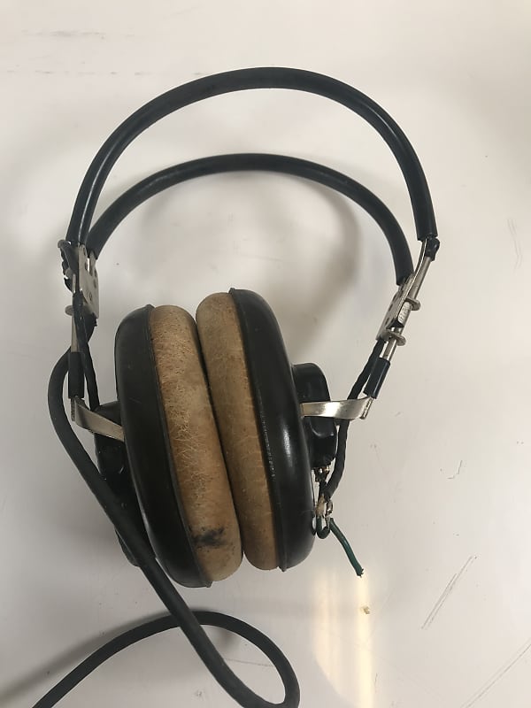 WWII Era Vintage Permoflux Headphones Military