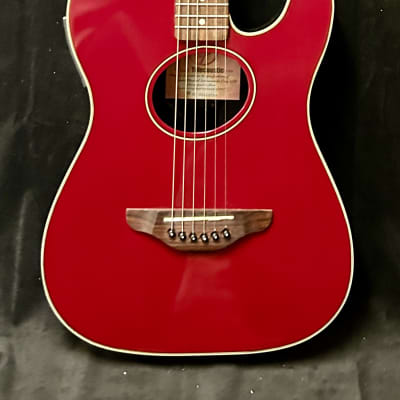 Fender Telecoustic - Red image 3