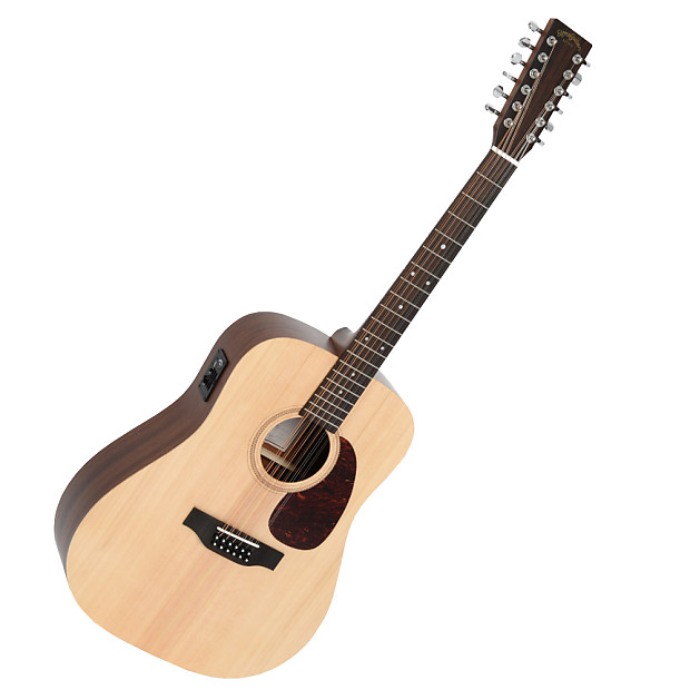 Sigma DM12E 12-String Dreadnought with Electronics Natural image 1