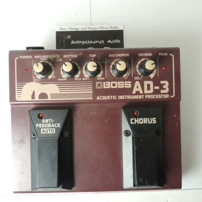 Reverb.com listing, price, conditions, and images for boss-ad-3-acoustic-instrument-processor