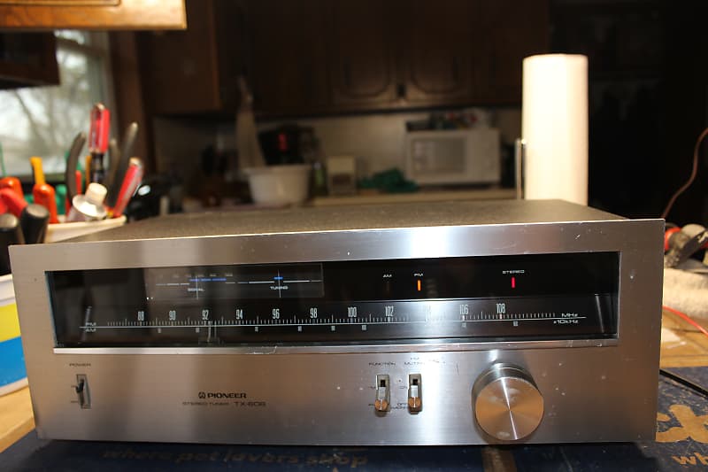 Restored Pioneer TX-608 AM/FM  Stereo Tuner  			