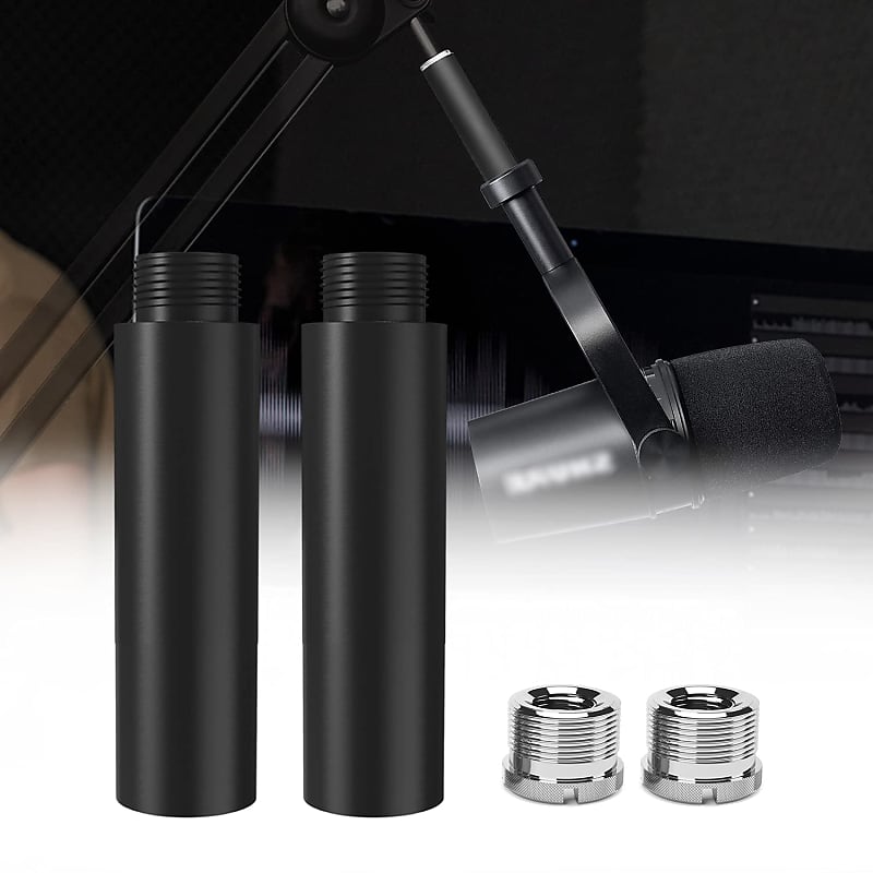 Mic Stand Extension Tube, 5/8" Female To 5/8" Male Microphone Reverb
