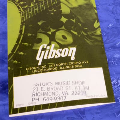 Gibson Banjos Vintage Brochure 1970 Original Print image 8