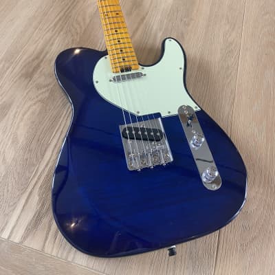 EART NK C1 Single Cut Electric Guitar - Blue Flamed Body for sale