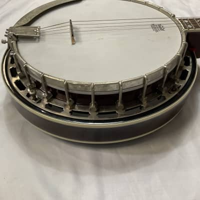 Lida Vintage 4-String Banjo 19 Frets Remo Weatherking Banjo Head USA With Case image 6