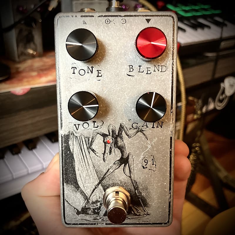 Pasta Pedals Nightmare Bass Overdrive (DOD FX91 clone) 2025 - Grey image 1