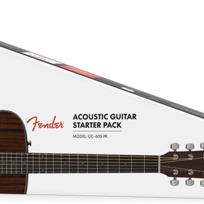 Fender CC-60S Concert Acoustic Guitar Pack V2. All-Mahogany image 2