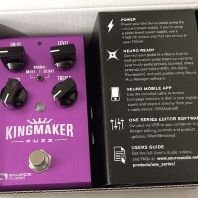 Reverb.com listing, price, conditions, and images for source-audio-kingmaker-fuzz