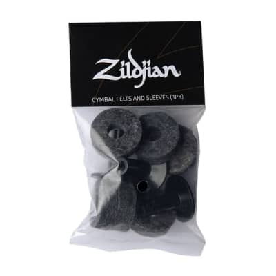 Zildjian 6 Cymbal Felts and 3 Sleeves Pack image 2