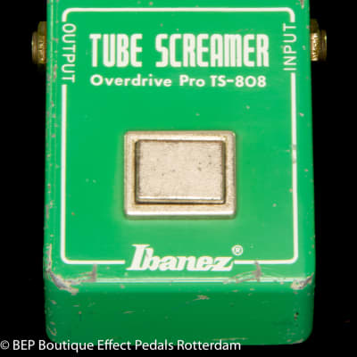Ibanez TS-808 Tube Screamer with JRC4558D op amp " R " Logo, 1981 s/n 126763 Japan image 8