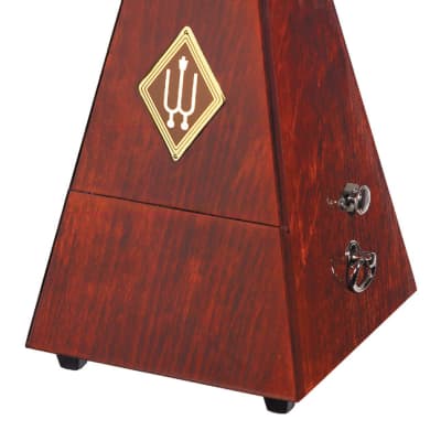Wittner 811M 800/810 Series Metronome Wood Case Mahogany Gloss with Bell image 3