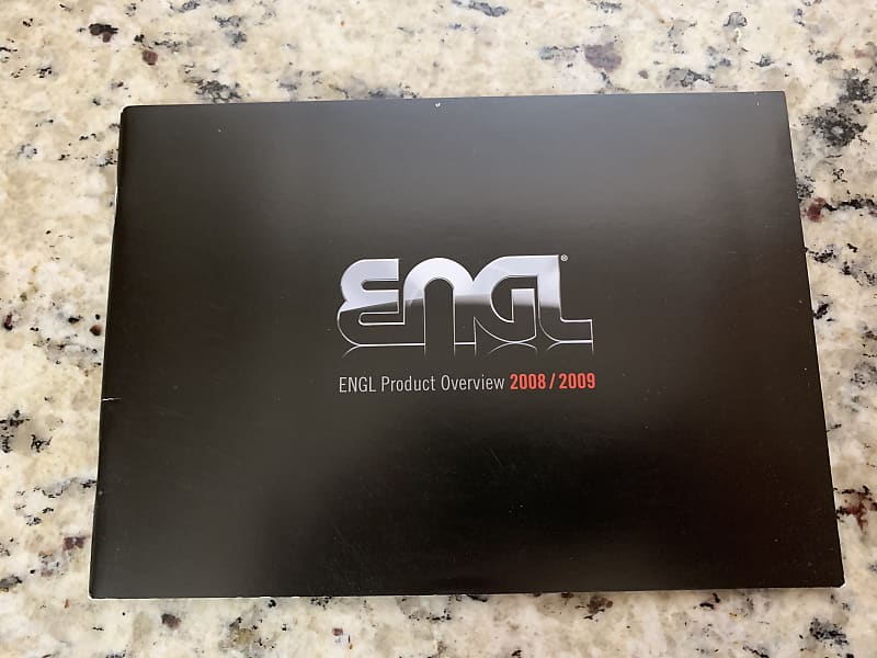 Engl Amp Catalog 2008 / 2009 Powerball Screamer Fireball Reverb