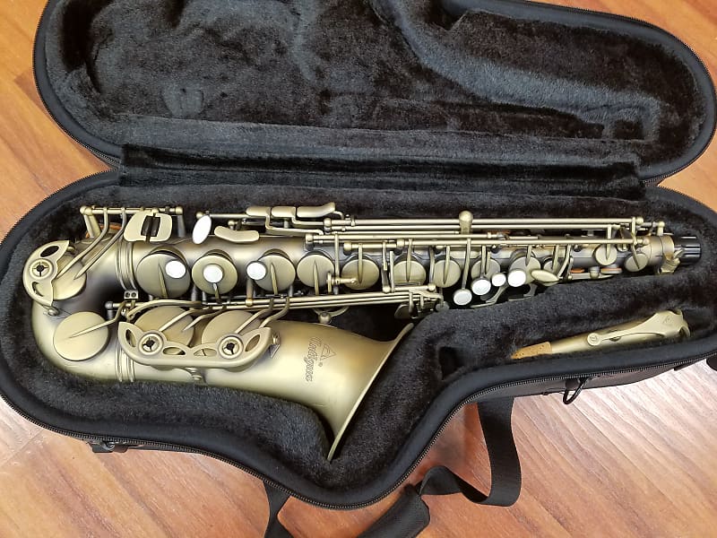 Antigua AS4240AQ Powerbell Professional Alto Sax Antique