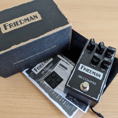Friedman Sir-Compre Optical Compressor with Overdrive Guitar Pedal for sale