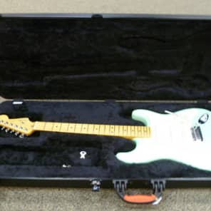 2013 Fender American Deluxe Stratocaster V Neck  Surf Green image 13