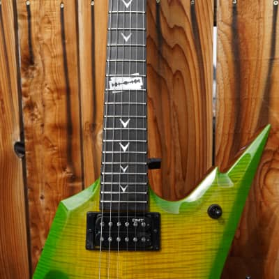 Dean USA  Dime Razorback - Slime Green 6-String Electric Guitar w/  Hardshell Case (2023) image 9