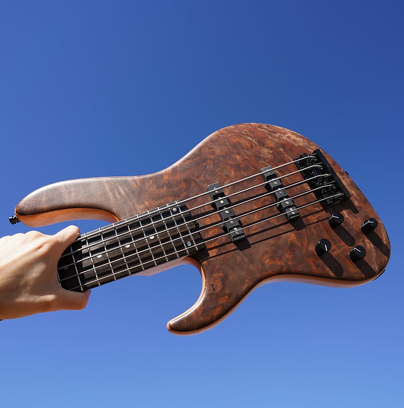 Sadowsky MetroLine Special Edition Modern 24 Walnut Top Left Handed 5-String Bass w/ Gig Bag NOS image 1