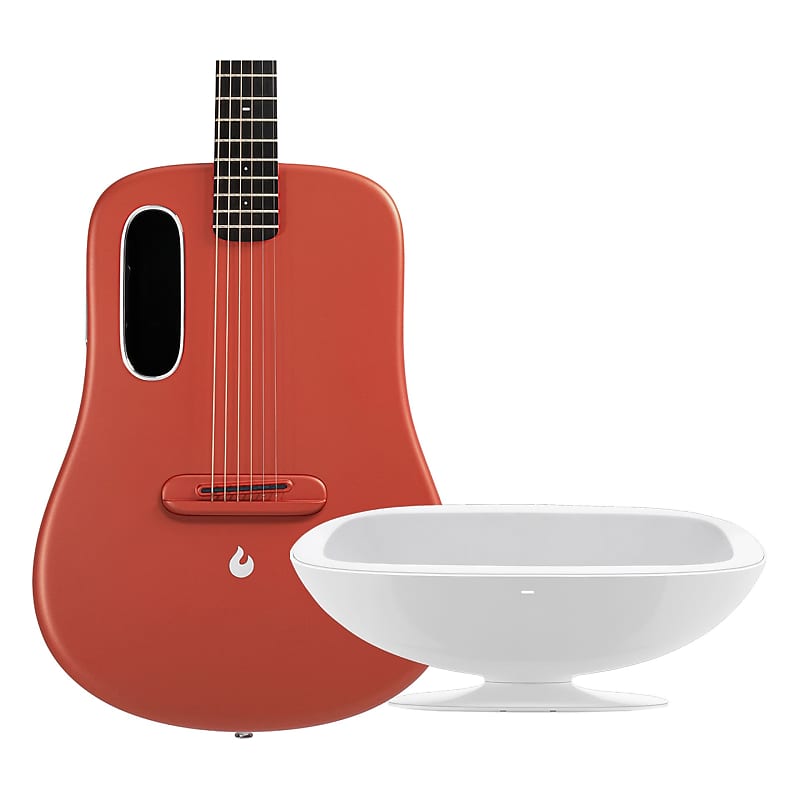 Lava Music Lava ME 3 38” Smart Guitar in Red w/ Space Bag