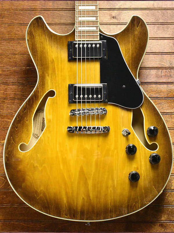 Ibanez Artcore AS73 SemiHollow Electric Guitar Tobacco Reverb