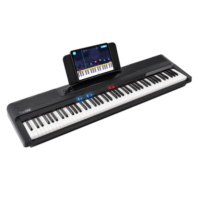 RockJam 88-Key Beginner Digital Piano, Black & Xfinity Heavy-Duty,  Double-X, Pre-Assembled, Infinitely Adjustable Piano Keyboard Stand with  Locking