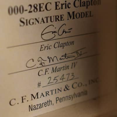 Martin 000-28EC Eric Clapton Signature Natural SCRATCH & DENT image 9