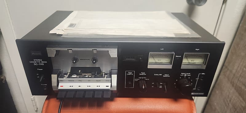 Sansui SC-1110 Cassette Player Tape Recorder SC1110  			