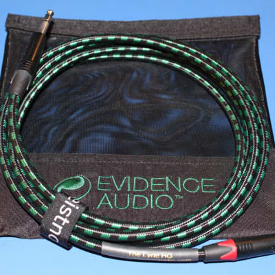 25' Evidence Audio Lyric HG TRS/XLR Microphone Cable ~ Gold or Nickel Plugs UPTOYOU ~ Free Bag image 3