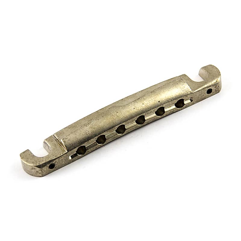 ABM 3021 Compensated Wraparound Bridge Tailpiece (Aged/Relic Nickel, Brass)