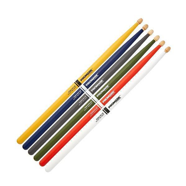 Promark Painted Drum Sticks - RBH535AW-ORANGE image 1