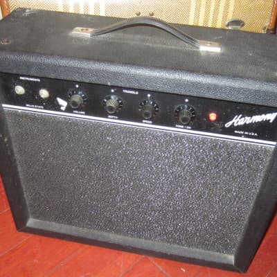 Immagine Vintage 1969 Harmony Model 7084 Combo Amp w/ Tremolo Black - 2