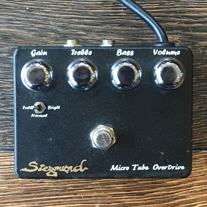Used Siegmund Micro Tube Overdrive Guitar Effect Pedal With Box image 1