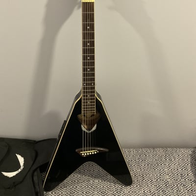 Dean VCO-NT Flying V Acoustic Electric Guitar w/ Gigbag | Reverb