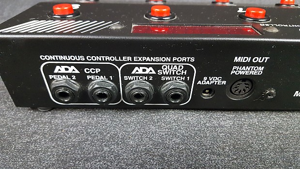 ADA MXC CCP Quad Switch MIDI Controller Footswitch Pedal Set