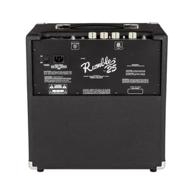 Fender Rumble 25 V3 Bass Combo Amplifier image 4