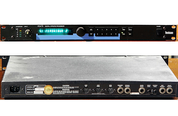 Lexicon PCM70 Digital Reverb vintage processor | Reverb