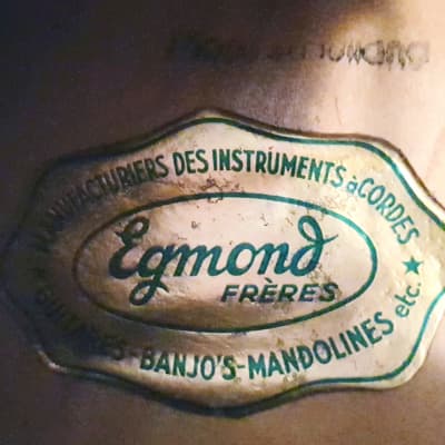 Egmond 105/Toledo S1 1957-60s - Tobacco sunburst  vintage parlor guitar image 12