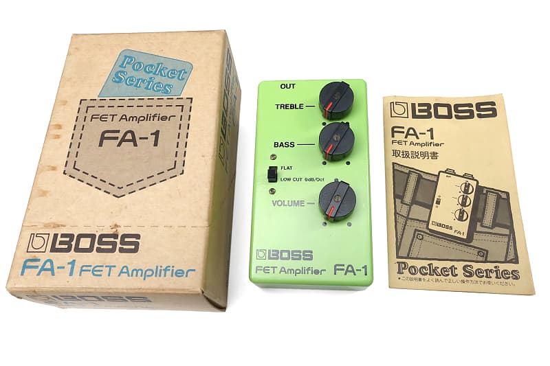 Vintage 1982 Boss FA-1 FET Amplifier - Clean Boxed - Guitar Vintage 1982 Boss FA-1 FET Amplifier - Clean Boxed - Guitar