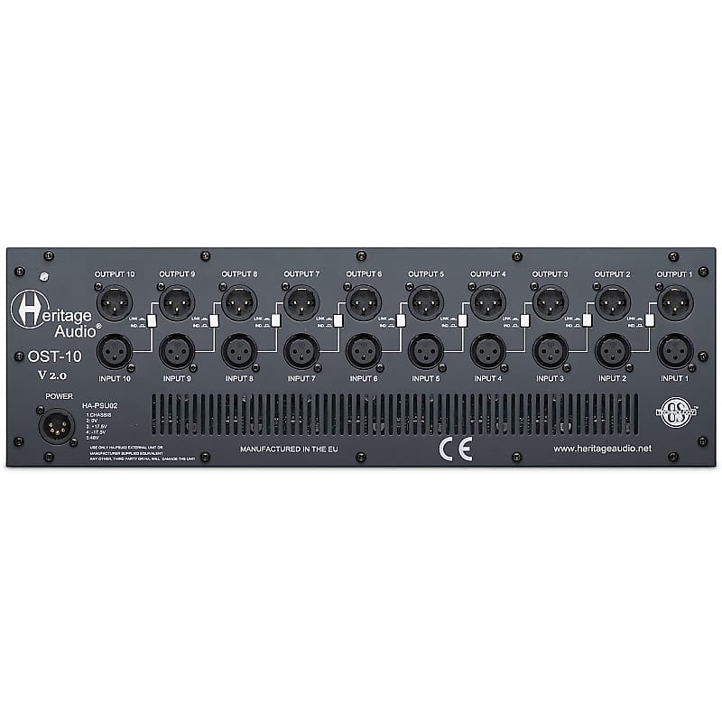 Heritage Audio OST-10 V2 10-Space 500 Series Rack Frame image 3