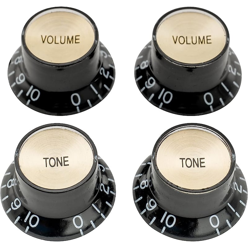 Top Hat Speed Control Knobs Les Paul Volume Tone Knobs Metric | Reverb