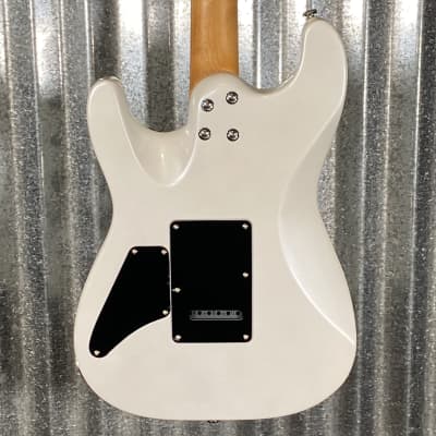 Musi Capricorn Fusion HSS Superstrat Pearl White Guitar #0185 Used image 9