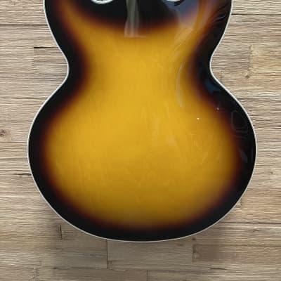 Epiphone  Sheraton Semi Hollow Guitar- Vintage Sunburst 8lbs 8oz w/ Gig bag. new! image 13