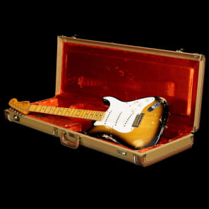 Fender  Custom Shop 1956 Stratocaster Heavy Relic 2013 Sunburst image 13