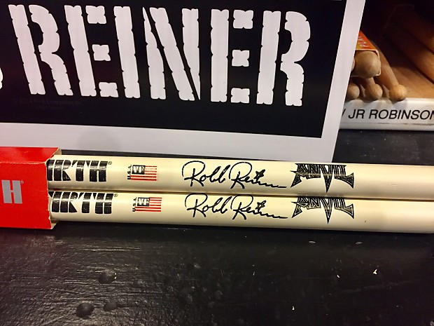 Vic Firth Robb Reiner Anvil Sticks and SIGNED Poster Reverb