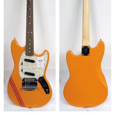 Fender Made in Japan 2021 Collection Traditional 60s Mustang SN:4804 ≒3.10kg 2021 Competition Orange image 2
