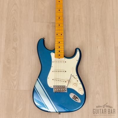 2018 Fender Traditional 50s Stratocaster FSR Lake Placid Blue w/ Competition Stripe & Case, Japan MIJ image 2