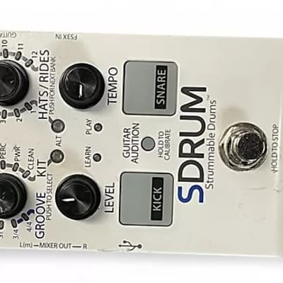SDRUM Boss TU-2 Chromatic Pedal Tuner - WHITE image 2