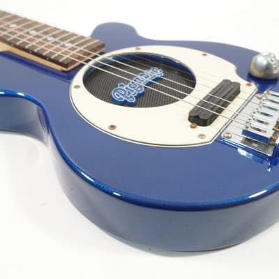Pignose PGG-200 BLUE Built-in Amp travel mini guitar Worldwide Shipment image 3