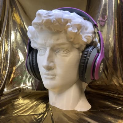 Michelangelo's David Headphone Stand! Headset Artwork Holder Rack like Sistine Chapel, Pietà, Mosè image 5