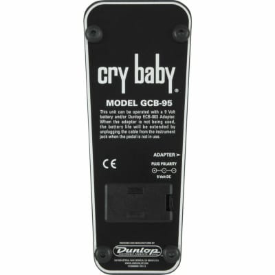 Dunlop GCB95 Original Cry Baby Wah Effects Pedal Bundle with Cables image 10