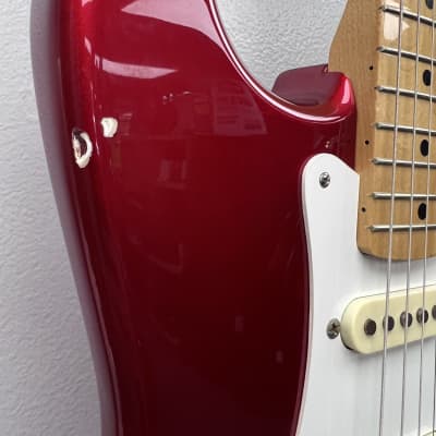 1998 Fender Stratocaster ST-54DEX '54 Reissue- MIJ - Candy Apple Red image 8